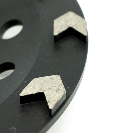 Benchmark Abrasives 7 Inch Concrete Grinding Wheel Arrow Type Diamond Cup Wheel with 5/8"-11 Arbor Hole for Masonry, Natural Stone, Concrete Grinding Wheel - Angle Grinder Attachments (7”)