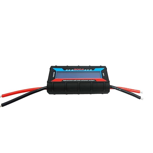 200A Watt Meter High Precision Monitor, DC 0-100V Voltage Amp Tester, Power Analyzer Multimeter, Set of 2, for RC,Solar Panel, Wind Power