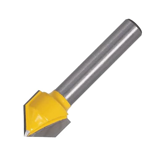 6PCS 1/4 Shank Carbide Rounf Nose Bit 90 Degree V-Groove Bit Suit 3D CNC Signmaking Lettering Engraving Router planing Head Wood Cutter Woodworking Tools Carving Cutting Tool