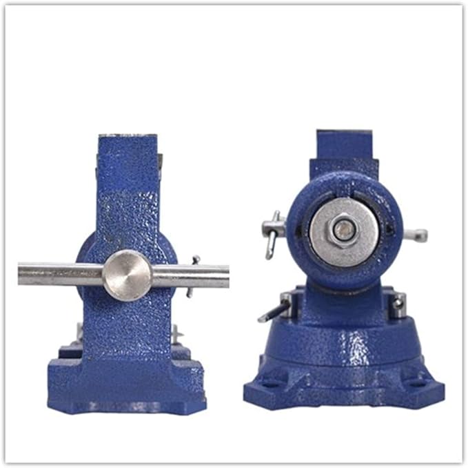 findmall Multipurpose Heavy Duty Multi-Jaw Vise with Swivel Base and Head for Clamping Fixing Equipment - 360-Degree Rotation, Home or Industrial Use (5 inch)