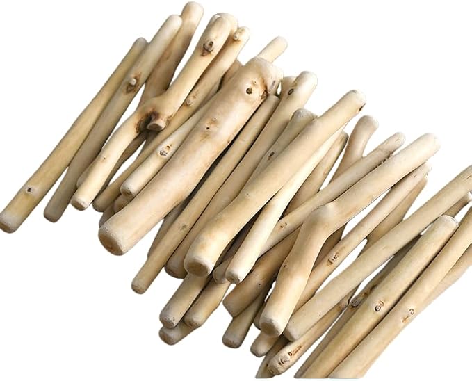 Natural Driftwood Pieces, Unfinished Wooden Sticks by Unknown