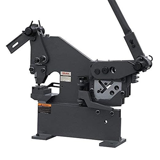 KAKA INDUSTRIAL PBS-9 Manual Ironworker, Manual Ironworker with Punch, Bar and Section Shear Machine