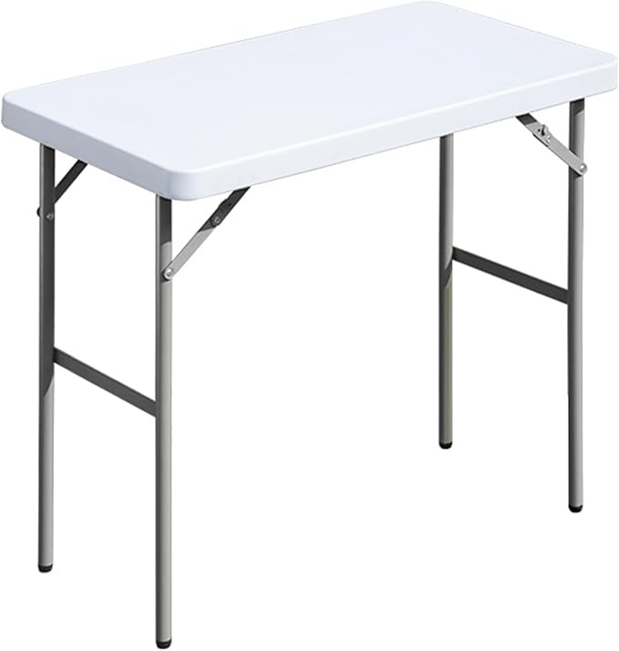 Folding Table 2.7ft Rectangular All-Occasion Plastic Folding Event Table by OutdoorOasisFurniture