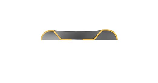 Kutzall Extreme Shaping Dish - Medium, 4-1⁄2" (114.3mm) Dia. X 7⁄8" (22.2mm) Bore - Woodworking Angle Grinder Attachment for DeWalt, Bosch, Milwaukee. Abrasive Tungsten Carbide, DW412X70