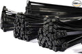 SYD 4 Inch length, 18lb Small size Self Locking Nylon Cable Zip Ties -1000 Piece (Black)