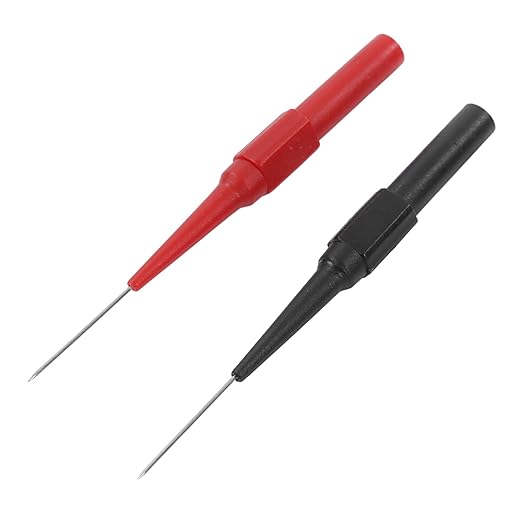Multimeter Probes, 19A JT8001-1 Wire Piercing Probe Kit, 30VAC-60VDC Electronic Test Probes for Wiring Harness Connectors, Fuel Injectors, Automotive Sensors and Others