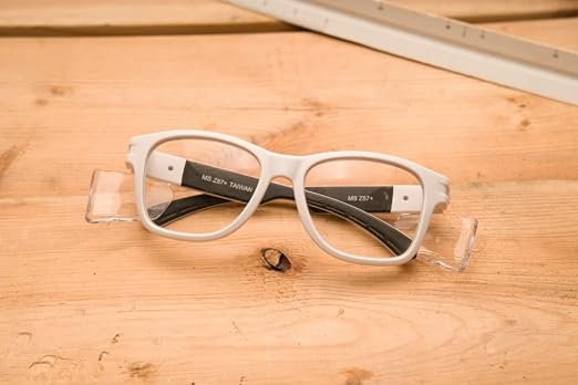 MAGID Y50 Safety Glasses for Construction | White Frame — 12-Pack, ANSI Z87.1+ - Image 4