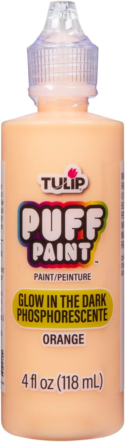 Tulip Puff Glow In The Dark Fabric Paint, Permanent Craft Paint by Tulip