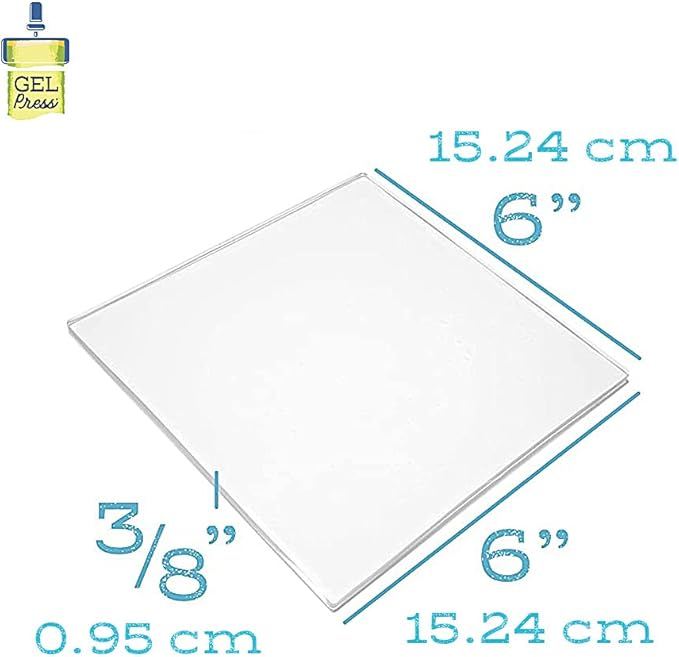Gel Press Monoprinting Print Plates – 6” x 6” Gel Plate Class Pack Value Pack - Image 2