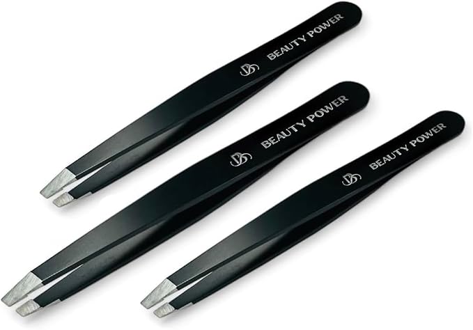 Beauty Power Tweezers for Women Facial Hair. Ultra Precision Tweezers for Women by BeautyPower