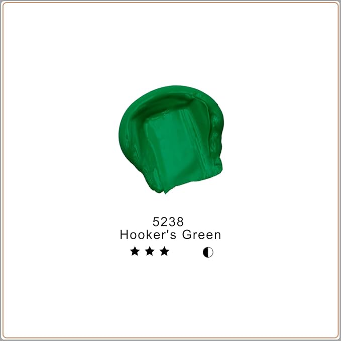 Artecho Hooker's Green Acrylic Paint Tubes, Art Craft Paints - Image 2