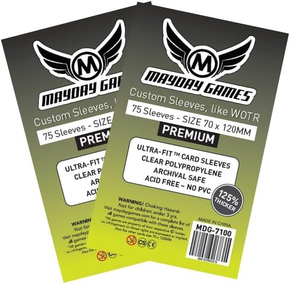 Mayday Games SpellBook -Premium Compatible Card Sleeve Bundle by MAYDAYGAMES