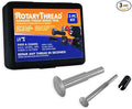 Repair Kits - Faster & Easier to Chase, Restore & Clean Internal or External Threads, All in One Universal Thread Files Set, Inch, Metric, Grooves, Glands, Acme & Buttress