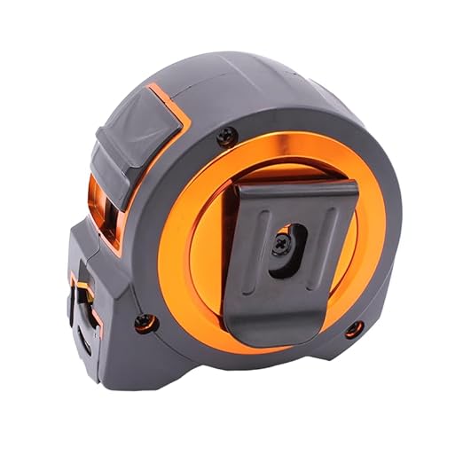 30 FT Tape Measure - Retractable Measuring Tape - Oversized & Double-Sided Print - Blade Lock, Finger Brake - High Performance Nylon Coating, 10' Stand-Out - 13' Reach / 1-1/16" Blade