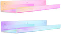 upsimples 2 Pcs 15" Iridescent Acrylic Shelves by upsimples