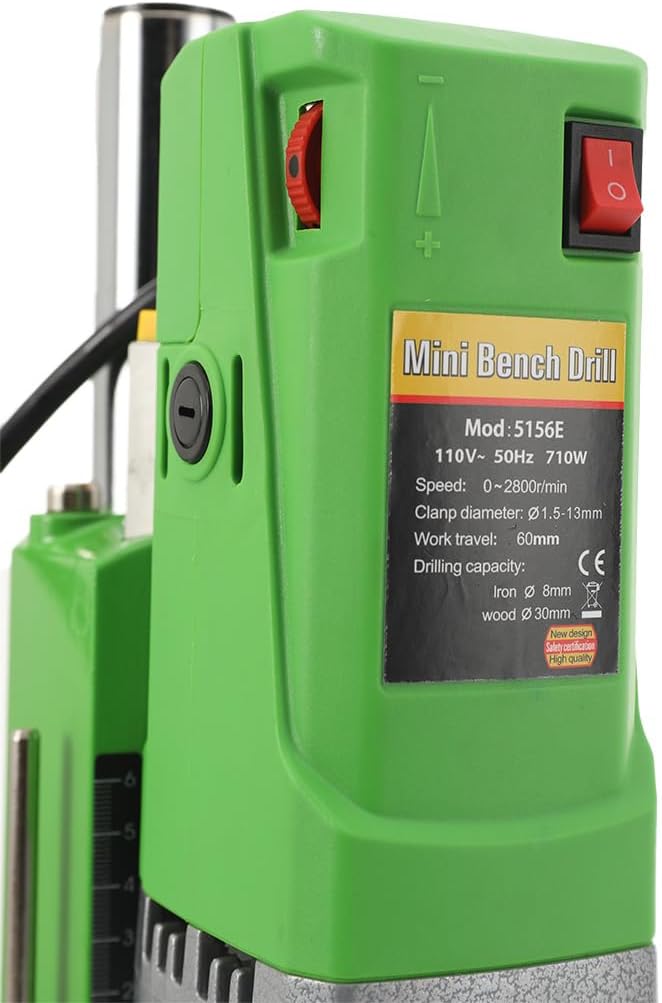 Bench Drill Stand 710W Mini Electric Bench Drilling Machine Drill Chuck 1-13mm for Hand Drill