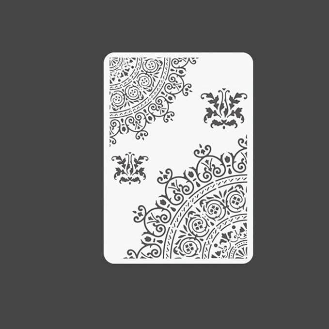 TIAMECH A4 Reusable Palace 1/4 Circle Stencil - Image 2