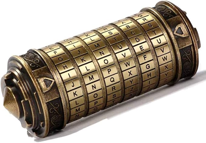 Cryptex Da Vinci Code Mini Cryptex Lock Puzzle Boxes by coejokno