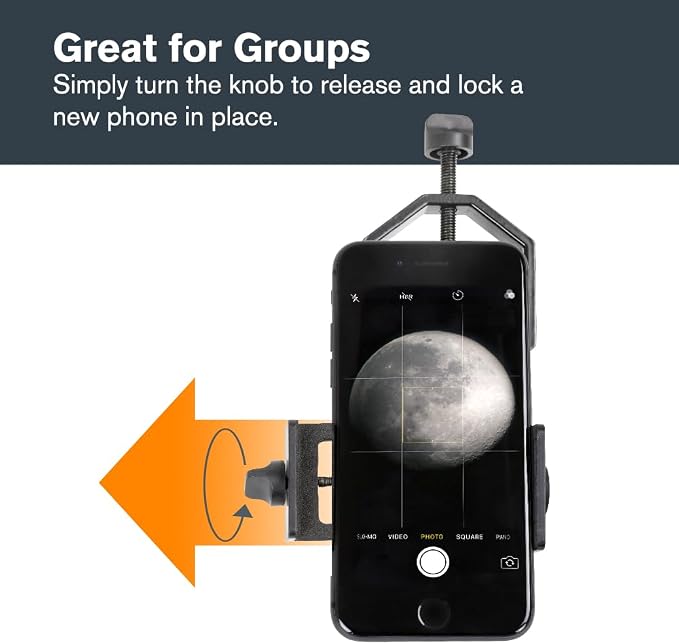 Celestron – Smartphone Adapter for Telescope, Binoculars & Spotting Scopes – - Image 7