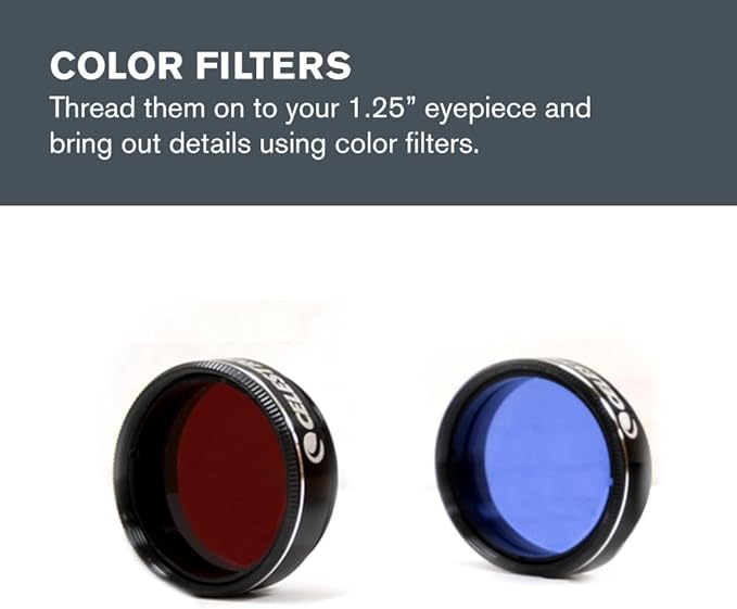 Celestron AstroMaster 8-Piece Eyepiece & Filter Accessory Kit - Image 4