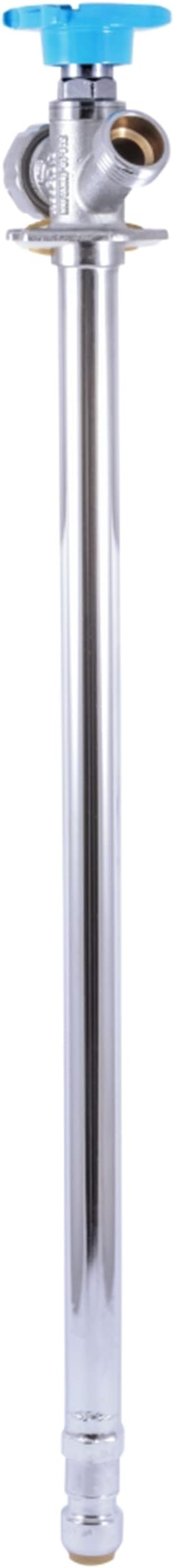 SharkBite 18 Inch Frost Free Sillcock, 1/2 x 3/4 Inch MHT, Push to Connect Brass Plumbing Fitting, PEX Pipe, Copper, CPVC, PE-RT, HDPE, 24638LF