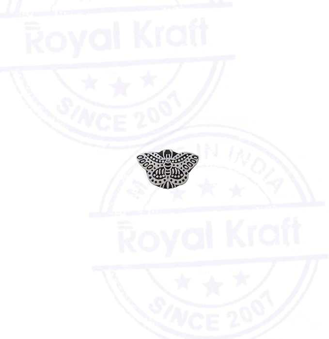 Royal Kraft Wooden Stamps DIY Fabric, Henna Printing Blocks THDtag039 - Image 2