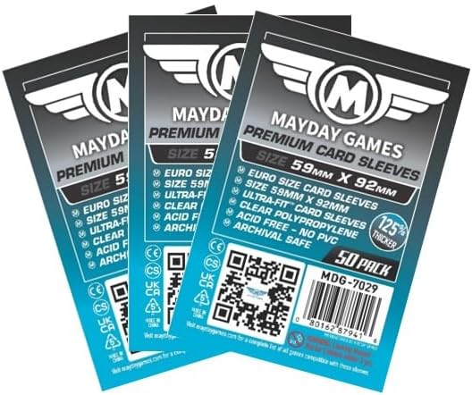 Mayday Games The Game Game Accessory- Premium Card Sleeve Bundle by MAYDAYGAMES