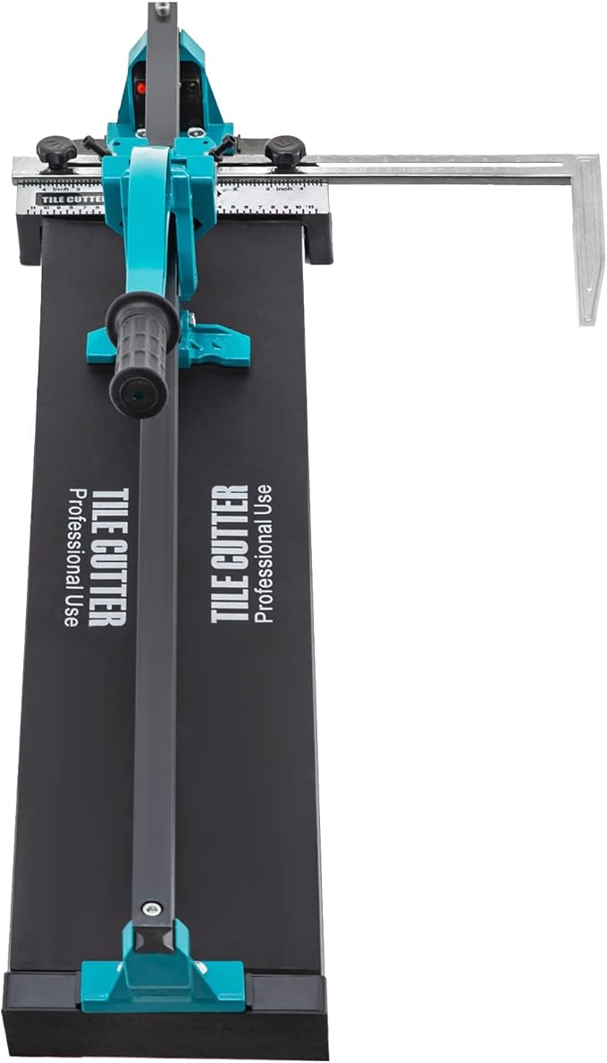 Mophorn Tile Cutter 31 Inch,Manual Tile Cutter Single Rail w/Precise Laser Positioning, Alloy Cutter Wheel with Ergonomic Handle, Accurate Rulers, For Large Tile 0.24"-0.59" Thickness