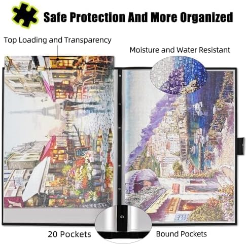 ALL4JIG 20.87"×28.15" Puzzle Binder – Space-Saving Storage Folder - Image 5