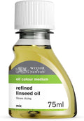 Winsor & Newton Refined Linseed Oil, 75ml Bottle by WinsorNewton