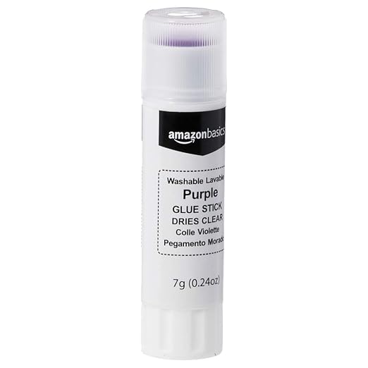 Amazon Basics Purple Washable School Glue Sticks - Image 2