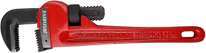 1 Piece Pipe Wrench 8 inch Heavy Duty Adjustable Plumbing Wrench Construction & Heavy-Duty Applications for Industrial & Professional Use E-2049