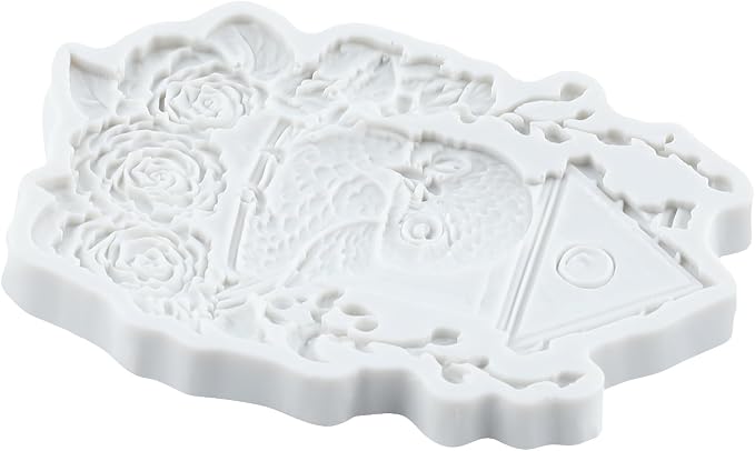 3D Bird Polymer Clay Mold Bird House and Owl Silicone Molds - Image 5