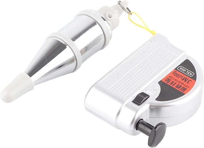 Plumb Bob Automatic Hanging Wire Hammer Magnetic Plumb Bob High Precision Vertical Building Measurement Tool for Construction Industry House Decoration (3 meters)