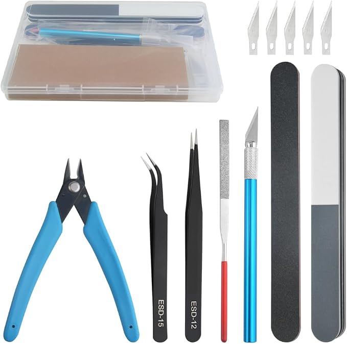 WMYCONGCONG 8 PCS Model Tools Kit Modeler Basic Tools Hobby Building Tools Kit by WMYCONGCONG