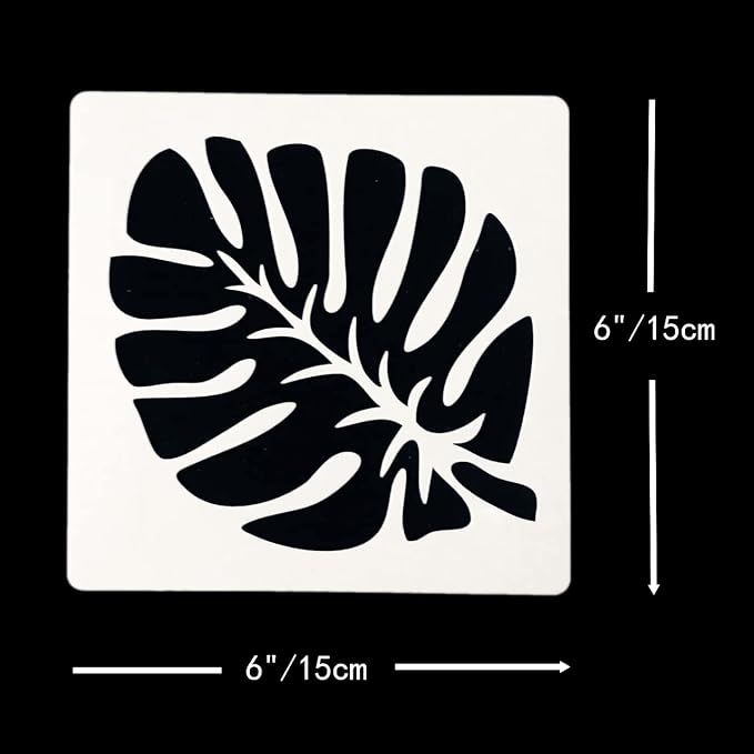 TIAMECH 8 Pcs Reusable Succulent Plants Cactus Stencils - Image 4