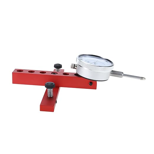 NORJIN Table Saw Dial Indicator Gauge, Table Saw Gauge for Aligning and Calibrating Work Shop Machinery, 0.01in Resolution