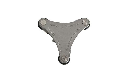 Made in USA | Unipec Screw Pitch Gauge – 51 Leaves, 4–84 TPI | English Thread Gage Tool | Precision Steel Thread Measuring Tool