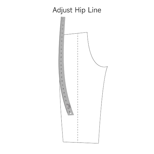 KEARING 24" Aviation Aluminum Hip Curve Ruler - Image 4