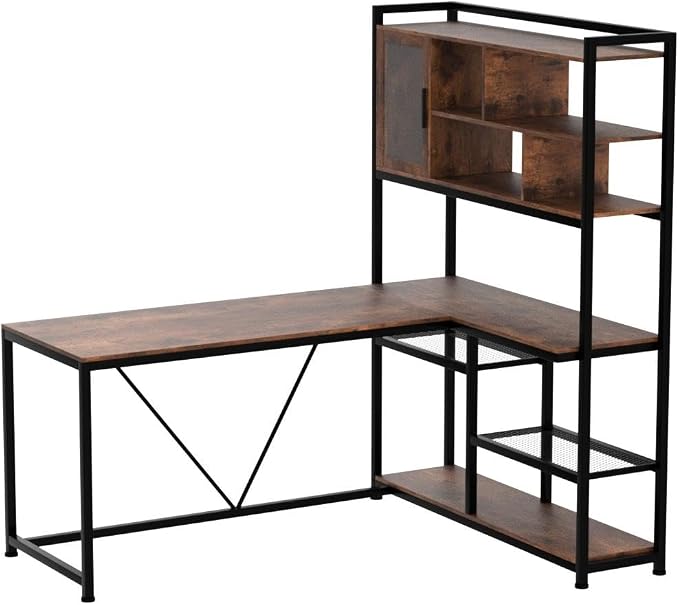 SEDETA L Shaped Computer Desk, L Shaped Corner Desk - Image 4