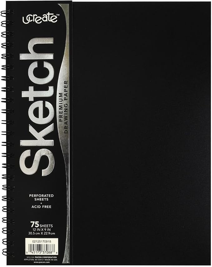 UCreate Poly Cover Sketch Book, Heavyweight, 75 Sheets by CreativityStreet%C2%AE