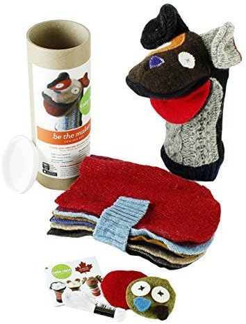 Cate & Levi - Hand Puppet Making Kit - Premium Reclaimed Wool - Machine Washable by CateLevi