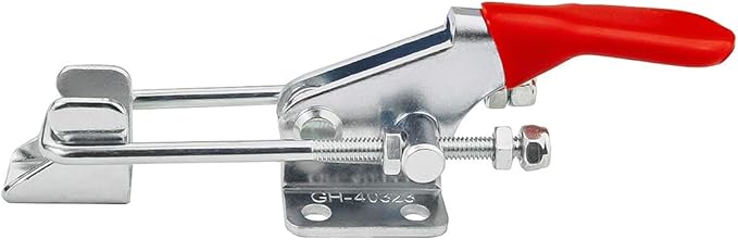 GH-40323 Latch Type Toggle Clamps Set Hand Tool Quick Release Tool, 163kg/360lbs Metal Horizontal Holding Capacity, Pack of 6