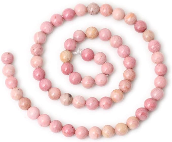 60PCS 6mm Natural Rhodochrosite Gemstone Smooth Round Loose Beads - Image 2