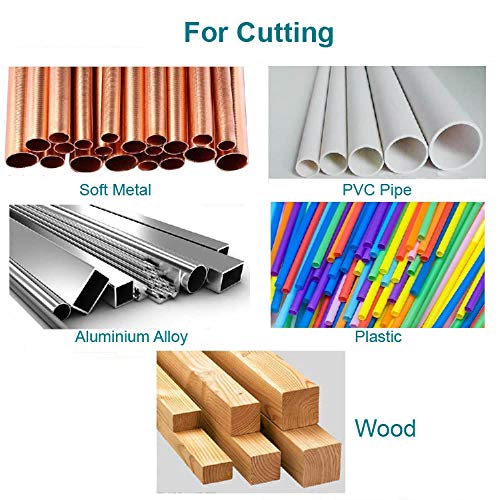 8Pcs Rotary Drill Saw Blades, Steel Saw Disc Wheel Cutting Blades with 1/8" Straight Shank Mandrel for Dremel Fordom Drills Rotary Tools (Power Tools are not Included)