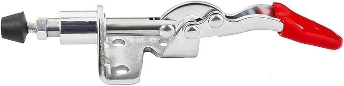 Toggle Clamp KangTeer 4pcs Capacity 45Kg/99Lbs 16mm Plunger Stroke Antislip Push Pull Toggle Clamp 301AM 4 Piece