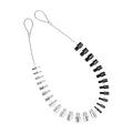Nut & Bolt Thread Checker - 26 Male/Female Gauges - 14 Inch & 12 Metric for Quickly Checking Nuts and Bolts Inch or Metric and Verifying The Size