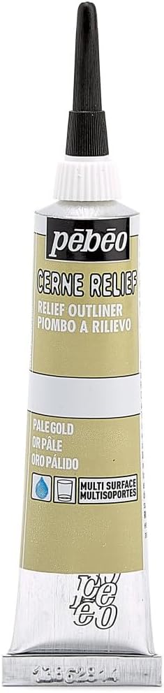 Pebeo Vitrail, Cerne Relief Dimensional Paint, 20 ml Tube by Unknown