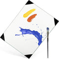 Glass Palette for Oil Painting, 12 x 9 Inches, Ultra Clear, Watercolor by QUEENLINK
