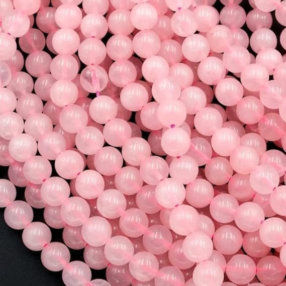 Zenkeeper About 180 Pcs Rose Quartz Beads - Image 2
